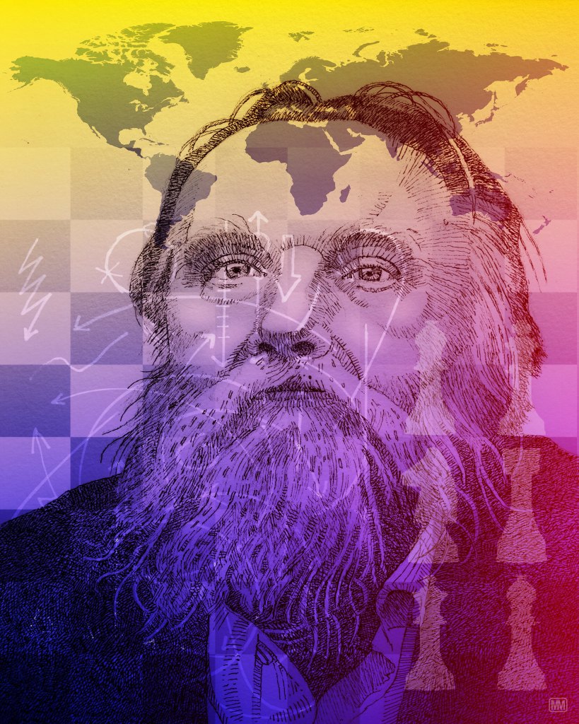 Alexander Dugin, also known as “Putin’s Brain,” is a Russian philosopher and political scientist. Perhaps best known for his book, “The Theory of a Multipolar World,” in which he elucidates his views on the present and forthcoming new world order, may be important reading for a deeper understanding of what is currently taking place outside of a national-centric, unipolar view primarily envisioned within the American psyche. Putin and other authoritarian leaders around the world, including Trump (under the alleged tutelage of Putin), may be directly or inadvertently employing a vision of a new world order as that espoused by Alexander Dugin. Although many will turn to the fascist playbook as the most likely source of inspiration for authoritarian rule, the truth may be more complex than the assumed Gordian Knots of plutocracy, oligarchy, technocracy, communism, or fascism. “The higher up and more authoritarian the ruler, the closer he is to the masses and the more stable his rule.” ― Alexander Dugin With the world once again on the edge of self-annihilation, perhaps this quote from Tom Waits is apropos: “It’s the same with men as with horses and dogs, nothing wants to die.” world map courtesy of: Free Vector Maps